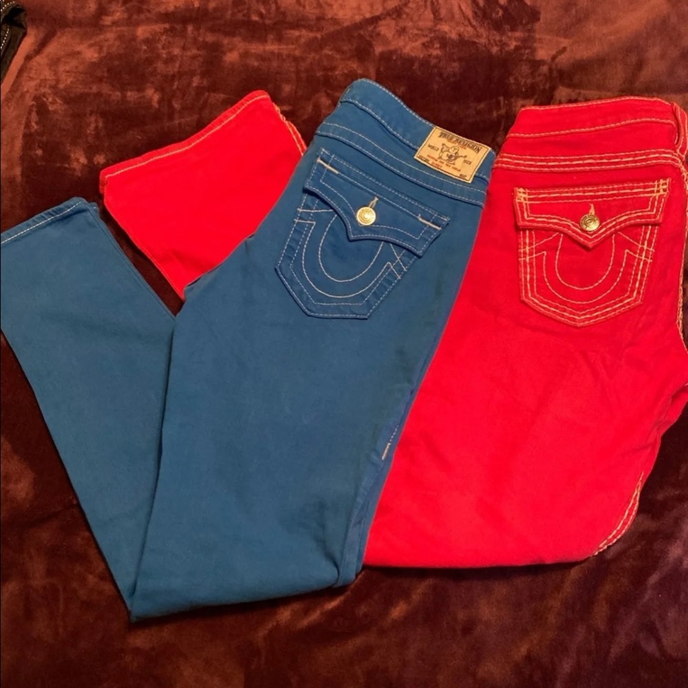 2 pair of True Religion jeans